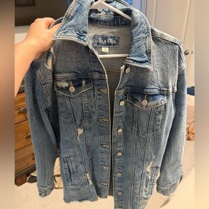 NWOT Maurice’s tunic Jean jacket
